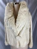 1930s Style Ivory Rabbit Jacket