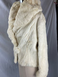 1930s Style Ivory Rabbit Jacket